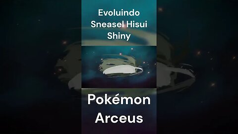 Como Evoluir Sneasel Hisui (Shiny) no Pokémon Legends: Arceus? ‐ #shorts