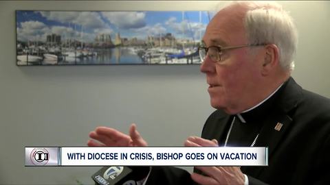 With Buffalo diocese in crisis, Bishop Malone goes on vacation