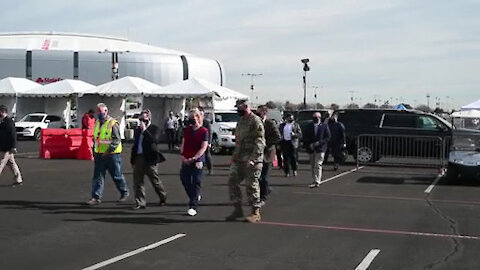 U.S. Deputy SECDEF visits Arizona vaccination site