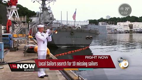 Search for 10 missing local sailors