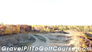 Parking Lot Area and the PIT before construction started on the Gravel Pit Golf Course