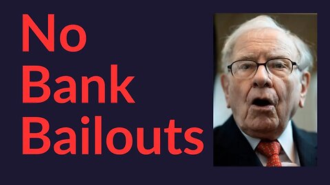 No Bank Bailouts (Ever)
