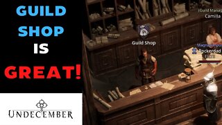 Guild shop will help you get new runes - Undecember