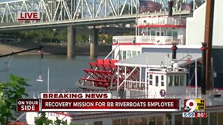 BB Riverboats worker fell into Ohio River, presumed drowned