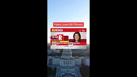 Haley loses Navada Primary to " none of the above"!