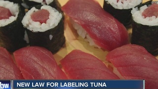 New law means real tuna will be in sushi