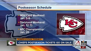 Chiefs postseason tickets on sale to general public Friday