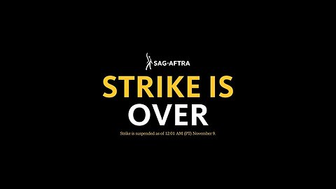 SAG/AFTRA Strike 2023 Is Over (Youtube Creators Guild President Responds)
