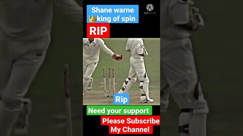 RIP Shane Warne | Shane Warne Passed away| Shane Warne Death | King of Spin | #rip #king |Australian