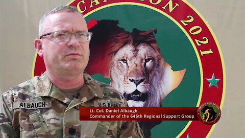 African Lion 2021- Lt. Col. Albaugh 646th Regional Support Group