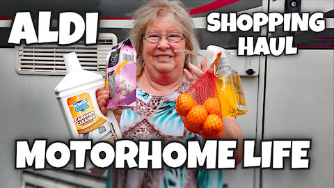 Aldi SHOPPING HAUL Motorhome Life 🛒🛒 #vanlife