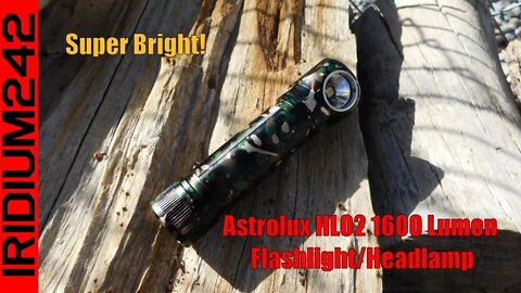 Astrolux HL02 1600 Lumen Flashligh/Headlamp