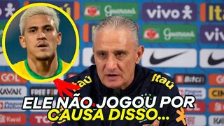 TITE REVELA O MOTIVO DE PEDRO NÃO TER SIDO O TITULAR NO AMISTOSO | DE GOLEADA