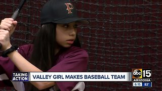 Goodyear teen breaks barrier, makes boy's baseball team