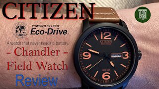 Citizen Eco-Drive Chandler 100m Field Watch - Review & Unboxing (BM8475-26E / E101M)