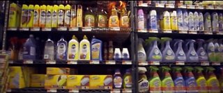 Some disinfectants can cause chemical burns