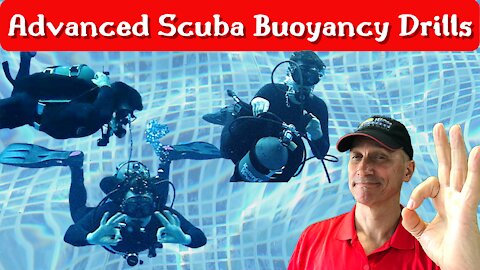 Advanced Scuba Buoyancy Drills - Demo and explanation - DIR self-rescue procedure - GUE, EQ - DIVERS
