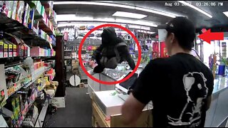 Robbing the vape store prank