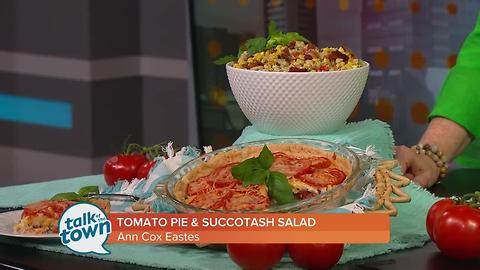 Tomato Pie & Summer Succotash Salad