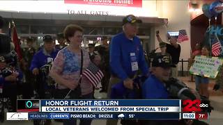Honor Flight Kern County return