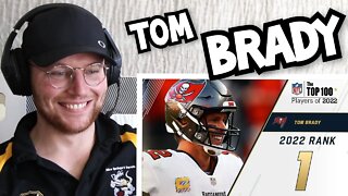Rugby Player Reacts to TOM BRADY (Tampa Bay Buccaneers, QB) #1 NFL Top 100 Players in 2022