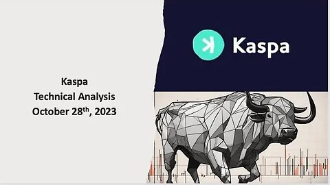 Kaspa Coin - Technical Analysis, October 28th, 2023