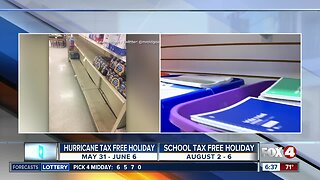 Sales tax holidays planned this summer in Florida