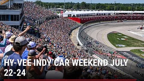 Racing Frenzy Unleashed: Mahesh Chookolingo's Thrilling Vlog at the HyVee Indy Race Weekend