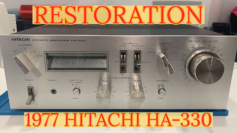 Restoring a 1977 Vintage Audio Amplifier | Retro Repair Guy Episode 2