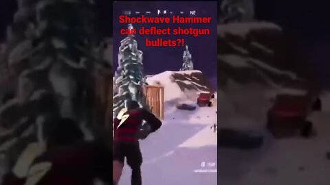 Shockwave Hammer can deflect shotgun bullets?!