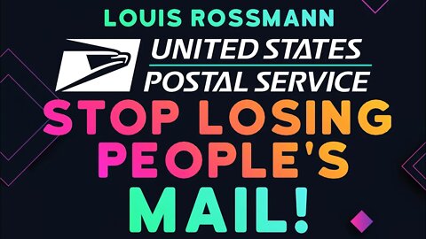 STOP LOSING PEOPLE'S MAIL!