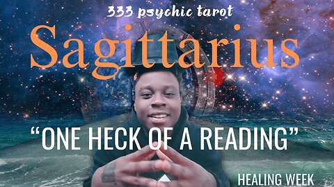 SAGITTARIUS ♐︎ - “I ALMOST DIDN’T POST THIS!” | HEALING WEEK | 333 Tarot