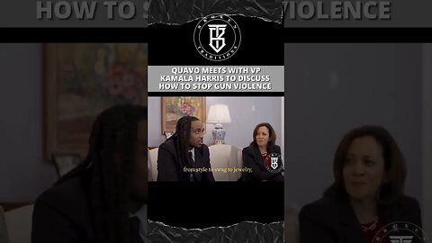 VP Kamala Harris meets with Quavo to discuss how to stop gun violence #shorts