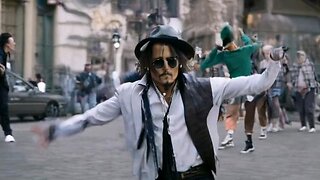 Johnny Depp's charm in dancing