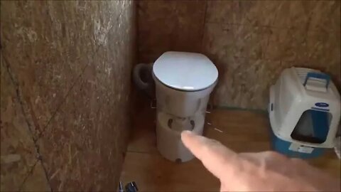 Final Install Of The Airhead Composting Toilet In My Off Grid Tiny Home
