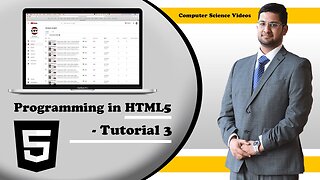 Programming In HTML5 - Tutorial 3 | Creating Your First HTML Web Page