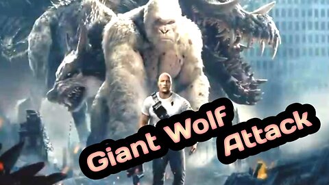 Giant Wolf Attack Scene - Wolf vs Helicopter