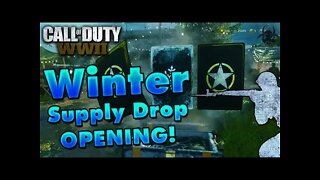 CoD WWII | HUGE Winter Supply Drop Opening!