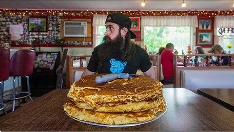 OVER 1,000 PEOPLE HAVE FAILED THIS PANCAKE CHALLENGE IN VERMONT | BeardMeatsFood