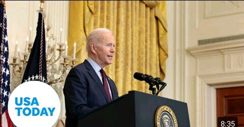 President Biden delivers remarks on new actions against Russia | USA Today