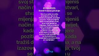 Poruka Svemira 01.12.2022. 💙