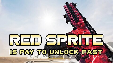 Red Sprite Camo is Pay to Unlock Fast || Call of Duty: Mobile