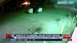 12 Post Offices Burglarized in Central Valley