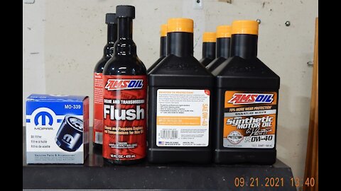 First Install Of Amsoil In My 2018 Ram 3500 (SRW) – 09/21/2021