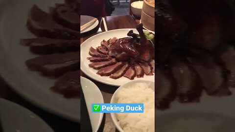 Getting Peking Duck at Disney Springs #shorts