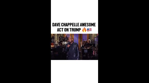 Dave Chapelle on Trump , take a listen 👂🏽