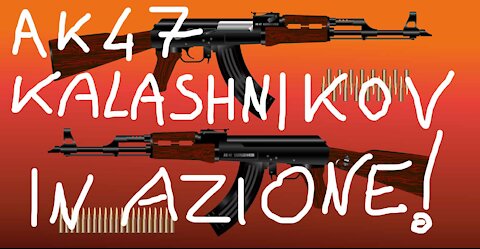 AK47 Kalashnikov fucile giocattolo recensione e dimostrazione
