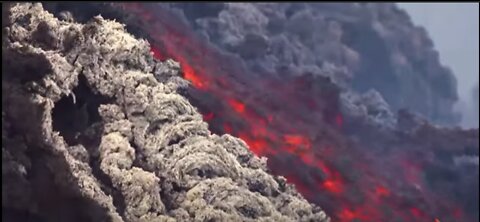 Mount Etna: Stunning close-up as lava erupts from Europe's most active volcano