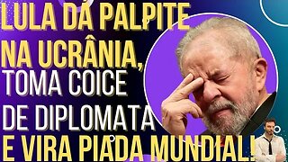 Lula dá palpite sobre Ucrânia, leva coice de diplomata e vira piada mundial!