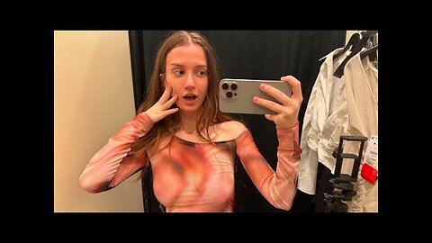 See-Through Try On Haul - Transparent Lingerie and Clothes - Try-On Haul At The Mall 03